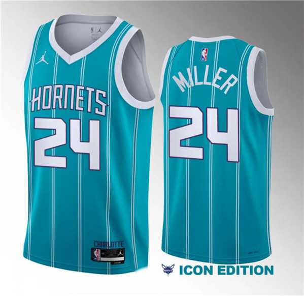 Men's Charlotte Hornets #24 Brandon Miller Teal 2023 Draft Icon Edition Stitched Basketball Jersey,We sell and wholesale Men's Charlotte Hornets #24 Brandon Miller Teal 2023 Draft Icon Edition Stitched Basketball Jersey on line form chian!